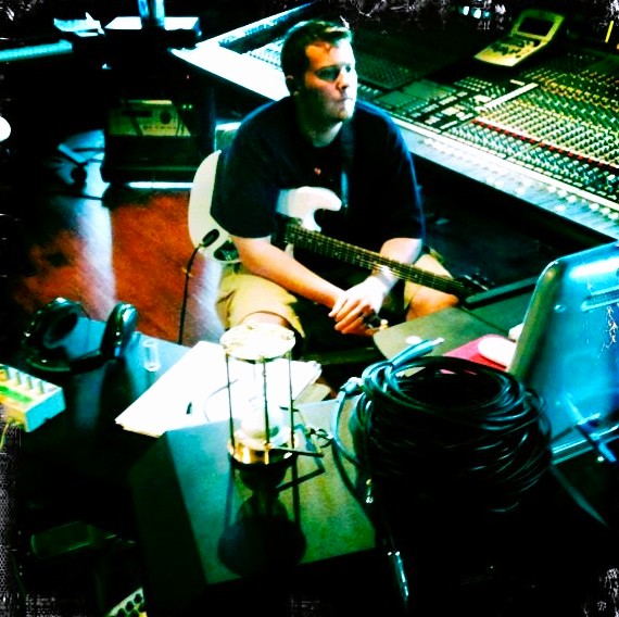 Jacob in the studio